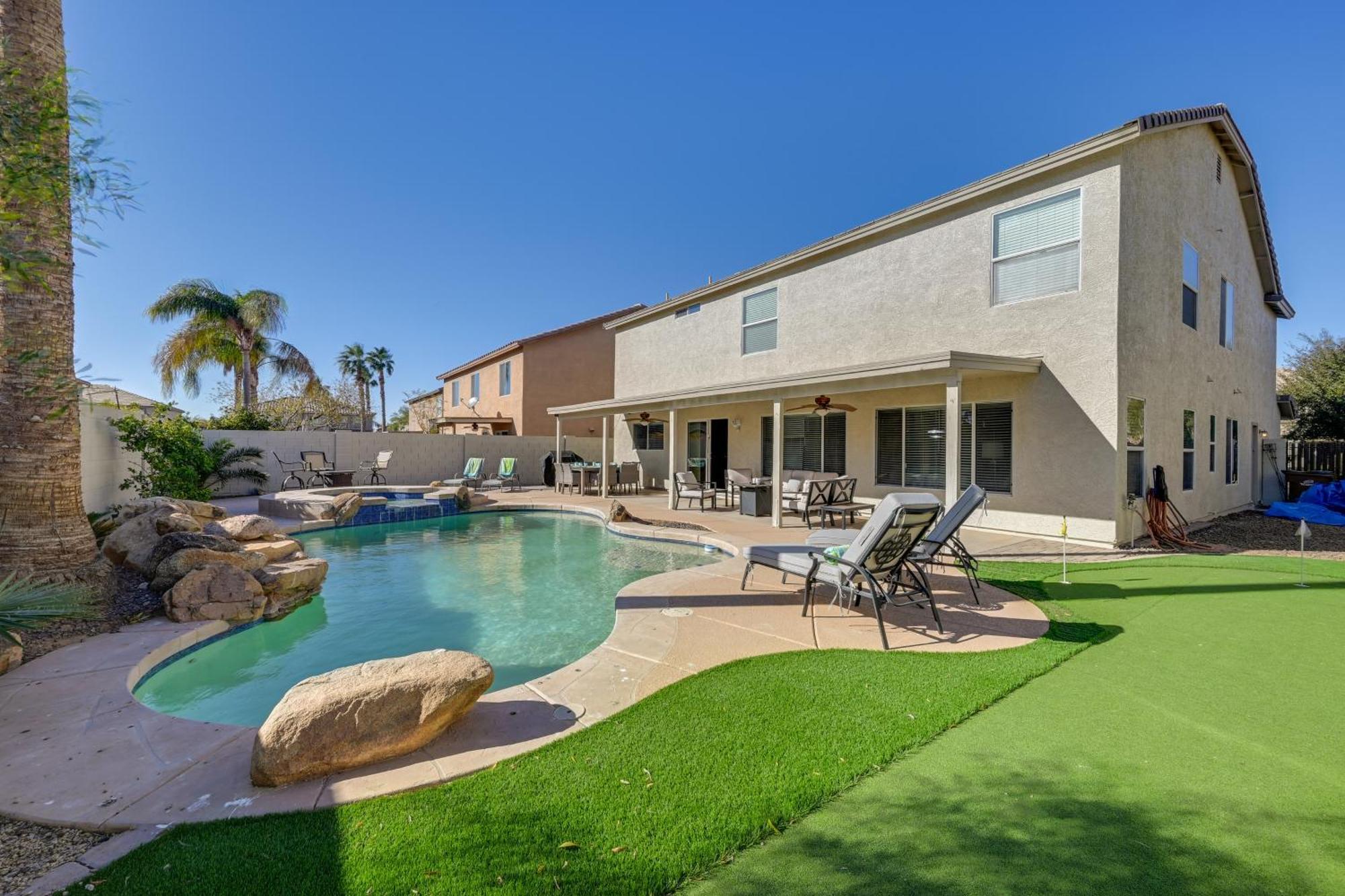 Spacious Arizona Home Pool, 9 Mi To San Tan Mtn Queen Creek Exterior photo